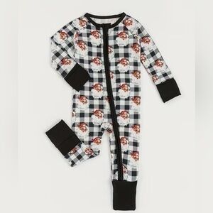 MIOZING | 🧑‍🎄 Vintage Santa Bamboo Convertible Zip Romper